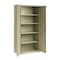 Hirsh Storage Cabinet, 72 in H, 36 in W, 18 in D, Recessed Twist, Keyed, Putty, 4 Shelves 22004 - alternate 6