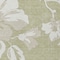 Homeroots 10' X 14' Artichoke Green Ivory And Taupe Floral Washable Indoor Outdoor Area Rug 589523 - alternate 3