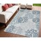 Homeroots 4' X 6' Navy Blue Ivory And Blue Nautical Indoor Outdoor Area Rug 552502 - alternate 4