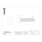 Zoro Select Grade 5, 1/2"-13 Hex Head Tap Bolt, Black Oxide Steel, 2 in L, 10 PK U01010.050.0200 - alternate 3