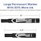 Avery Large Permanent Ink Markers, Chisel Point, Black Ink PK AVE08888 - alternate 2