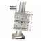 Mytee Products Swivel Trailer Tongue Jack with Dual Wheels, 2000 Lbs. Capacity, Heavy-Duty... TJ-MS2000 - alternate 2