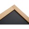 M&T Displays Rustic Wood 23.6x47.25 Inch Double Sided Chalkboard A-Frame UWOD006012X2000 - alternate 3
