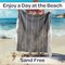 Lavish Home 6 Pack Turkish Beach Towel Set Oversized Beach Towels Bulk Lightweight Blankets Set Quick Dry 67-0040TT - alternate 4