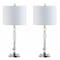Jonathan Y Victoria 27" Crystal LED Table Lamp, Clear, 2PK JYL2047A-SET2 - alternate 3