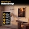 Azar Displays Floating Acrylic Wall Frame, White Stand Off Caps, 16 inx20 in Graphic Size, 20 inx24 in Overall Size 105522-WHT - alternate 3