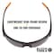 Klein Tools Safety Glasses, Anti-Fog & Anti-Scratch, Gray Lens, Black/Orange Frame 60162 - alternate 4