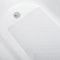 Zenith Zenna Home 16'' x 28'' White Rubber Bath Mat 77WW - alternate 4