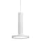 Afx Luna, LED Pendant, 8'' W, White LNAP08LAJD1WH - alternate 1