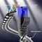 Maximm Cat6 Flat Braided Ethernet Cable 1ft, 2PK, Black/White, 2PK C6F-1FT-2PK-BWBRD - alternate 5