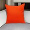 Homeroots 20" Orange Cotton Throw Pillow 529317 - alternate 1