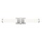 Z-Lite Idris 1 Light Vanity, Brushed Nickel/Opal White, 25.5 In W x 5 In H 1019-25W-BN-LED - alternate 4