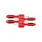 Tekton Phillips and Slotted Screwdriver Set w/Red Modular Organizers-4in Shanks, 4pc (#1-#2, 3/16-1/4 in.) DWZ90112 - alternate 1