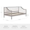 Martha Stewart Neely Twin Size Solid Wood Platform Daybed w/Wooden Spindles and Slatted Foundation. Gray MG-090021-DBT-GY-MS - alternate 4