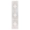 World Rug Gallery Bohemian Lines Washable Non Slips Runner Rug 2 ft x 8 ft Ivory WR72IVORY2X8 - alternate 6