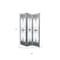 Homeroots 72" Blue Metal Folding Three Panel Screen Room Divider 274609 - alternate 3