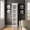 Homeroots 75" White Solid Wood Five Tier Bookcase 397663 - alternate 4