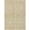 Homeroots 3' X 5' Gold And Beige Damask Washable Indoor Outdoor Area Rug 595145 - alternate 3