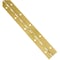 National Hardware Steel 1-1/2'' x 12'' Bright Brass Continuous Hinge N265-363 - alternate 1