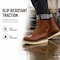 Handpoint Slip Resistant Durability 8 in Leather Work Boots, 9 H86994D-9 - alternate 3
