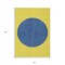 Homeroots 3' X 5' Yellow And Blue Striped Washable Indoor Outdoor Area Rug 597211 - alternate 4