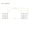 Mytee Products 20ftLx26ftW Shipping Container Canopy Shelter 21 Oz 610 GSM PVC White Cover CSB2026 - alternate 6