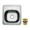 Kingston Brass 15-Inch Stainless Steel Self-Rimming Single Bowl Drop-In Bar Prep Sink, 2-Hole with Strainer KGKTS15157 - alternate 1