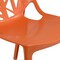 Leisuremod Modern Cornelia Dining Chair, Solid Orange, 4PK C18OR4 - alternate 4
