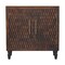 Homeroots 33in Brown Solid Wood Accent Cabinet With Two Doors And Two Drawers 720268 - alternate 1