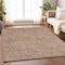 Homeroots 5' X 8' Brown Geometric Washable Indoor Outdoor Area Rug 607483 - alternate 5