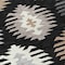 Homeroots 8' Black Ivory And Taupe Round Southwestern Washable Indoor Outdoor Area Rug 615118 - alternate 4