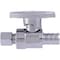 Sharkbite 1/2'' Barb x 1/4'' Compression PEX-B Quarter Turn Stop Straight Valve 23084LFZ - alternate 2
