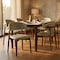 Leisuremod Sable Faux Leather Dining Chair with Rubberwood Legs SCW18LGR - alternate 3