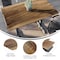 Flash Furniture Commercial 30x48 HPL Wrapped Scratch and Stain Resistant Tabletop in Natural ST-RT30X48INB-1-M-3A-W-NAT-GG - alternate 4