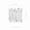 Msi Calacatta Cressa Herringbone 12 In. X 12 In. X 10 Mm Honed Marble Mesh-Mounted Mosaic Tile, 10PK ZOR-MD-0140 - alternate 4