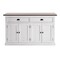 Homeroots Modern Farmhouse Brown And White Buffet Server 388226 - alternate 3