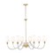 Z-Lite Katerina 8 Light Chandelier, Rubbed Brass, 46 In W x 32.5 In H 1950-8RB - alternate 1