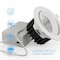 Infibrite Gimbal 24 Deg Angle 4In 5CCT Selectable 12 Watt 960LM 0-10V Dimmable LED Recessed Light 120-277V IB-015-8-12W-10V - alternate 4