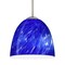 Besa Lighting Sasha Cord Pendant, Blue Cloud, Satin Nickel Finish, 1x9W LED 1BT-757286-LED-SN - alternate 1