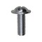 Auveco Slotted Round Washer Head License Plate Screw M6-1.0 x 16mm, 50PK 14473 - alternate 1