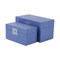 Homeroots Set of Two Navy Blue Wood And Shagreen Box With Lid, 2PK 489356 - alternate 5