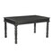 Homeroots 60" Black Solid Wood Dining Table 521836 - alternate 1