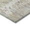 Homeroots 8' Ivory And Taupe Round Striped Washable Indoor Outdoor Area Rug 609548 - alternate 5