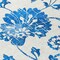 Homeroots 8' White And Denim Blue Round Floral Washable Indoor Outdoor Area Rug 589514 - alternate 5