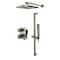 Alfi Brand Brushed Nickel 2 Way Thermostatic Sqr Shower Set AB2830-BN - alternate 1