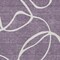 Homeroots 3' X 5' Purple And Ivory Abstract Washable Indoor Outdoor Area Rug 597511 - alternate 6