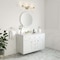 James Martin Vanities Chicago 48'' S Vanity, Glossy White, w/ Ethereal Noctis Silestone Top w/FreePower Wireless Charger 503-V48-GW-FENC - alternate 6