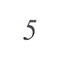 Hillman House Address Number 5, Nail-On, Black Plastic, 6 In. 847379 - alternate 1