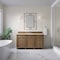 James Martin Vanities Bristol 60" Single Vanity, Saddle Brown, w/ 3 CM Siberian Silestone Top 157-V60S-SBR-3SFR - alternate 3
