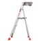Little Giant Pump Ladders 5 ft. H Aluminum Step Ladder Type IAA 375 lb. capacity 15165-002 - alternate 3